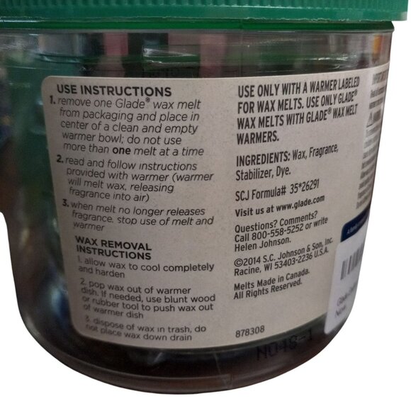 Glade Endless Color Inspired Green Scented Wax Melts 6.2 oz NEW - Picture 8 of 8